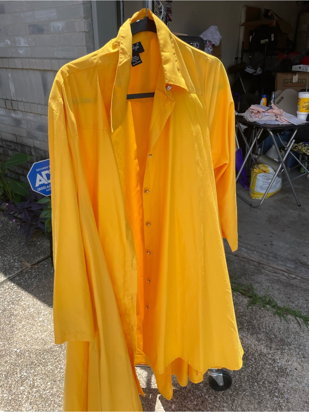 Classic Bright Yellow Women’s Shirt   Dress